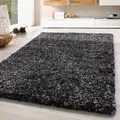 Produktbild: SIMPEX24 Teppich Meliert Design, Rechteckig, Höhe: 30 mm, Teppich Meliert Design Teppich Wohnzimmer versch. Farben und Größen schwarz Rechteckig | 140 cm x 200 cm x 30 mm