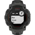Produktbild: GARMIN Instinct E 45mm Smartwatch Faserverstärktes Polymer Silikon, 45 mm, Kohle/Schwarz
