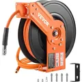 Produktbild: VEVOR Druckluftschlauch Schlauchtrommel, 9,52 mm x 15,24 m Hybrid-Luftschlauch, max. 300 PSI, Schlauchaufroller mit automatischem Aufrollen & Zuleitung, für Decken-/Wandmontage & 180° Schwenkhalterung