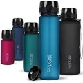 Produktbild: 720°DGREE Trinkflasche 1l Sport “uberBottle“ softTouch +Sieb - BPA-Frei - Wasserflasche für Uni, Arbeit, Fitness, Fahrrad, Outdoor, Job - Sportflasche aus Tritan