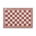 Produktbild: Knit Factory - Tischset Block - Tischuntersetzer - Platzsets - Platzdeckchen - Tischmatte - Tischunterlage - Ecru/Rost - Rot - 50x30 cm