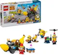 Produktbild: LEGO Ich – Einfach unverbesserlich 4 Minions & das Bananen Auto, Spielset Kinder