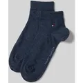 Produktbild: Tommy Hilfiger Sneaker-Socken aus Baumwoll-Mix im 2er-Pack Modell '2ER QUARTER' in Jeansblau, Größe 39/42
