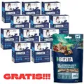Produktbild: BOZITA Dog: Rentier in Gelee 12x370g + BOZITA Meaty Bites Rentier mit Ente Hundeleckerli 70g GRATIS!