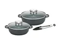 Produktbild: GSW Servierpfannen-Set Gourmet GRANIT 5-tlg. mit Aromadeckel