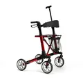 Produktbild: Reise - Rollator QUADRI LIGHT | 3-fach faltbar, ultraklein, SILBER