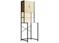 Produktbild: Mid.you Waschmaschinenschrank, Honigeiche, Metall, 64x189x48 cm, Waschküche, Waschmaschinenschrank