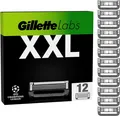 Produktbild: Gillette Labs Rasierklingen für Männer, 12 Original Ersatzklingen, Klingen