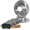 Produktbild: Bestprice Satz Bremsscheiben + Bremsbeläge Hinterachse VOLL [Hersteller-Nr. 10602261] für Opel, Nissan, Renault