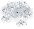 Produktbild: 120x Saugnapf mit Kabel-Schlitz für Lichterkette und Fenster-Dekoration -