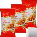 Produktbild: Jeden Tag Erdnussflips mit 33 % Erdnüssen 3er Pack 3x200g Packung usy Block