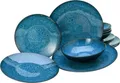 Produktbild: CreaTable, 23958, Capri Blau, Tellerset 12-tlg, Steinzeug