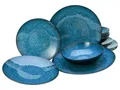 Produktbild: CreaTable Capri Blau Tellerset 12-tlg Steinzeug