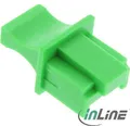Produktbild: InLine Staubschutz - für RJ45 Buchse - grün 100er Pack