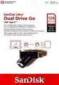 Produktbild: SanDisk Ultra Dual Drive Go 128GB USB 3.2 USB-A USB-C 128 GB schwarz 400 MB/s