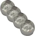 Produktbild: 4x E14 Lampenschirm Pendellampe Lampenglas Ersatzglas Rauschglas grau Tischlampe