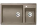 Produktbild: BLANCO METRA 9 | Granitspüle aus SILGRANIT tartufo | Einbauart: Einbau von Oben | Hauptbecken links | für 90 cm breite Unterschränke | benutzerfreundliches Doppelbecken | [86x50x20,2 cm]