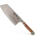 Produktbild: GÜDE Solingen - Chai Dao, China Kochmesser geschmiedet, 16 cm, Birnenholz, ALPHA BIRNE, Doppelkropf, Handmade Germany