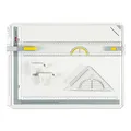 Produktbild: Aristo AR7035 Profi Plus Zeichenplatte (Format A3, schlagfester Kunststoff, inkl. Schnellzeichendreieck AR7090 und Studio Case) weiß
