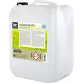 Produktbild: 1x10 Liter hochprozentige Essigsäure 60% zur Entkalkung und Reinigung auch für den Haushaltsgebrauch geeignet