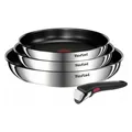 Produktbild: Tefal Ingenio Emotion Kochgeschirr-Set (Pfannenset + Topfset, Aluminium, Edelstahl) (L897S474)
