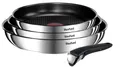 Produktbild: Tefal Ingenio Emotion Induktions-Bratpfannen-Set, antihaftbeschichtet, Edelstahl, 4-teilig, L897S474