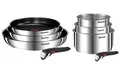 Produktbild: TEFAL INGENIO EMOTION TOPFSET 8-TEILIG, TÖPFE + PFANNEN, 2 x ABNEHMBAREN GRIFFE