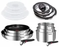 Produktbild: TEFAL INGENIO EMOTION TOPFSET 14-TEILIG TÖPFE PFANNEN ABNEHMBAREN GRIFFE DECKELN