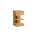 Produktbild: SoBuy Nachttisch mit 1 Schublade Holzfarbe 39x39x65cm Modern