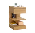 Produktbild: SoBuy Nachttisch FBT49, (1-St), Beistelltisch mit Schublade, Nachtschrank, offene Ablage