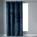 Produktbild: Douceur d'Intérieur, Ösenvorhang Velvetine (140 x 240 cm) Velours, Marineblau