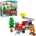 Produktbild: 10473 DUPLO Town Löschauto mit Schlauch und Feuerwehrmann, Konstruktionsspielzeug