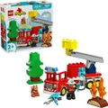 Produktbild: LEGO® Löschauto mit Schlauch und Feuerwehrmann (10473), LEGO DUPLO Town Konstruktionsspielsteine, (28 St)