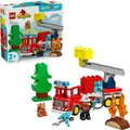 Produktbild: LEGO DUPLO Town 10473 Löschauto mit Schlauch und Feuerwehrmann Klemmbausteine