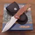 Produktbild: HALLER e.d.c Urban - Taschenmesser - Messer Klappmesser Padoukholz + Etui 83723