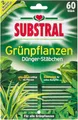 Produktbild: Evergreen Pflanzenstärkungsmittel Substral Dünger-Stäbchen für Grünpflanzen mit Eisen-Plus 60 Stück