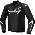 Produktbild: Alpinestars Faster V3 Airflow perforierte Motorrad Leder-/Textiljacke, schwarz-weiss, Größe 50 für Männer