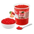 Produktbild: INSPIRE FOOD Bubble Tea Perlen Erdbeere für Bubble Tea | Popping boba Perlen ...
