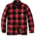 Produktbild: Carhartt Flannel Sherpa, Textiljacke - Schwarz/Rot - M