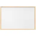 Produktbild: ALLboards Pinnwand 90 x 60 cm, aus Naturkork, mit Holzrahmen, weiß