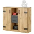 Produktbild: Kommode  Liverpool ¦ holzfarben ¦ Maße (cm): B: 124 H: 105 T: 41.0