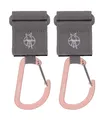 Produktbild: Lässig Casual Stroller Hooks With Carabiner Taschenzubehör Grey Grau Neu