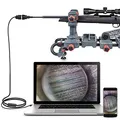 Produktbild: Teslong Gewehrendoskope, Fass Endoskopkamera, 0.2-Zoll-kurzem Fokus Gun Barrel Endoskop,Laufkamera, Endoskopkamera mit Licht,Inspektionskamera mit 6 LED Licht für Windows Mac,Linux, Android (1m)