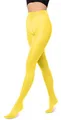 Produktbild: Merry Style Blickdichte Damen Strumpfhose Microfaser 70 DEN (Gelb, 4 (40-44))