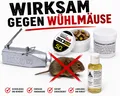 Produktbild: Profi SET 50 Wühlmaus Kartuschen + Wühlmausfalle + Lockmittel + Öl  030.030