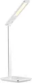Produktbild: Lunartec Schreibtischlampe Qi: Schreibtisch-Lampe, Qi-kompatibel, 4 Lichtfarben, 800 Lumen, dimmbar (Tageslichtlampe Schreibtisch, Schreibtischlampe USB, Akku)