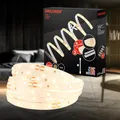 Produktbild: BRILONER – LED Stripe Erweiterungsset 4m LED Strip warmweiß mit Verbindern, On/Off, Kürzbar, Selbstklebend, Streifen, Lichtleiste, Zimmer Deko, Gaming Deko, Lichtband, Weiß