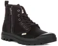 Produktbild: Palladium Pampa Detroit Zip Militär Schnürer Mens Halbschtiefel Schwarz EU 37-47