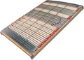 Produktbild: 7 Zonen Lattenrost Rhodos NV 44 Leisten Triokautschukkappen, 3 Mittelgurte, Querholme 100% BUCHE massiv Lattenroste 140 x 200 cm