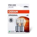 Produktbild: P21/4W OSRAM 12V BAZ15d 12V BREMSLICHT RÜCKLICHT LAMPE GLÜHBIRNE 2x STÜCK
